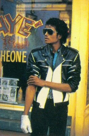   Star  MichaelJackson  he wore in his video PEPSI ADVERTISEMENT