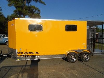 NEW 7x20 7 x 20 Custom Enclosed Concession Food Vending BBQ Trailer w 