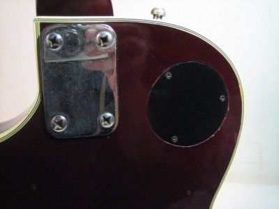 W120) Vintage Maroon Hondo II Electric Guitar  