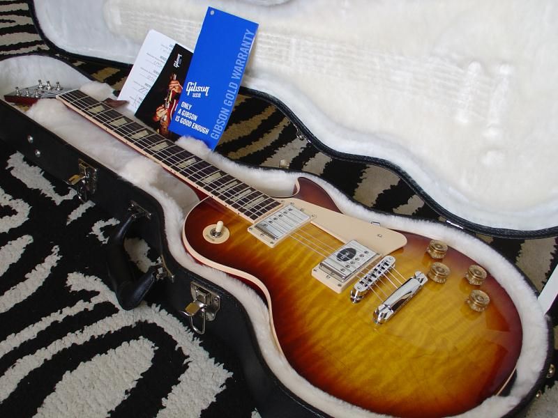 MINT 2010 GIBSON LES PAUL TRADITIONAL PLUS ICED TEABURST MINT 