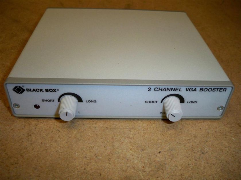 Black Box AC074A R3 2 Channel VGA Booster Splitter XGA  