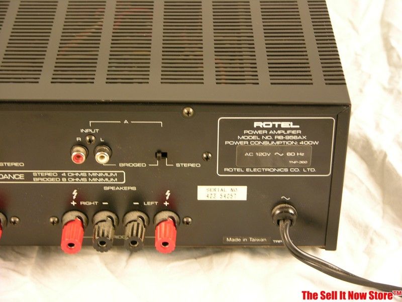 Rotel Audiophile Power Amplifier Amp RB 956AX 6 channel Home Theater 