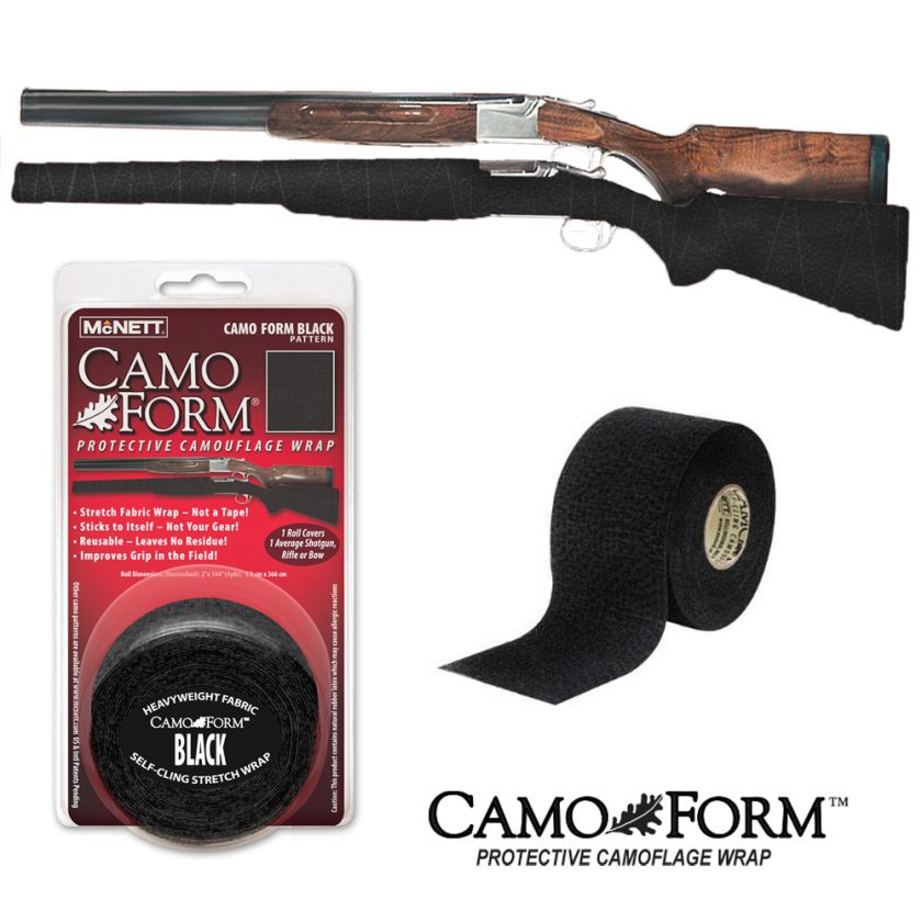 Camo Form Black Protective Camouflage Gun & Gear Wrap  