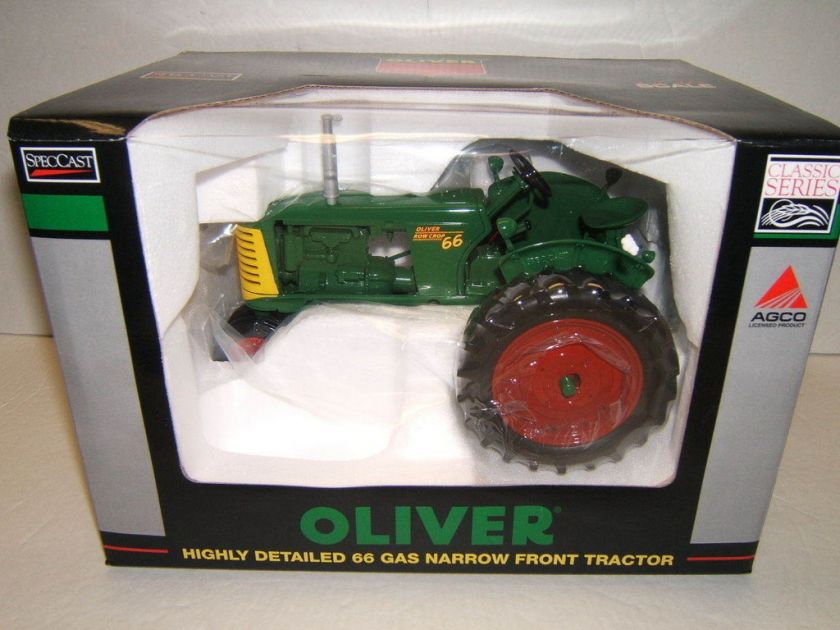 SpecCast 1/16 OLIVER 66 Gas Narrow Row Crop TRACTOR NIB  