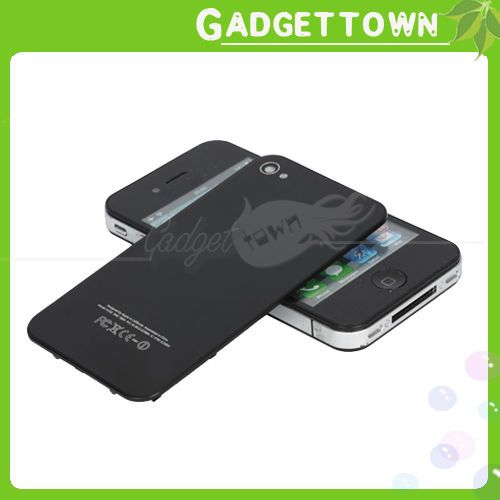 USA Black Back Cover Housing Case for iPhone 4G 4 NEW  