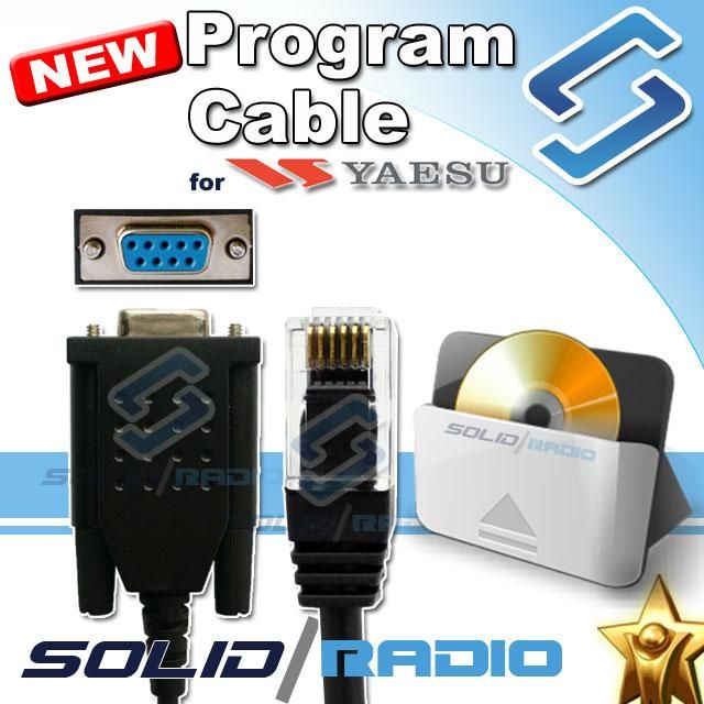 This is a brand new COM port programming cable for Yaesu radios with 