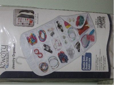 37 POCKET CLEAR VINYL JEWELRY HANGING ORGANIZER PROTECT  