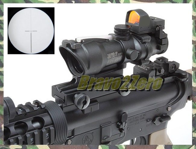   TA31 ECOS DOC 4x32 BDC Rifle Scope with Reflex Dot Sight + killFLASH