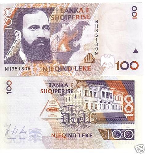 ALBANIA 1996 100 LEKE UNC  