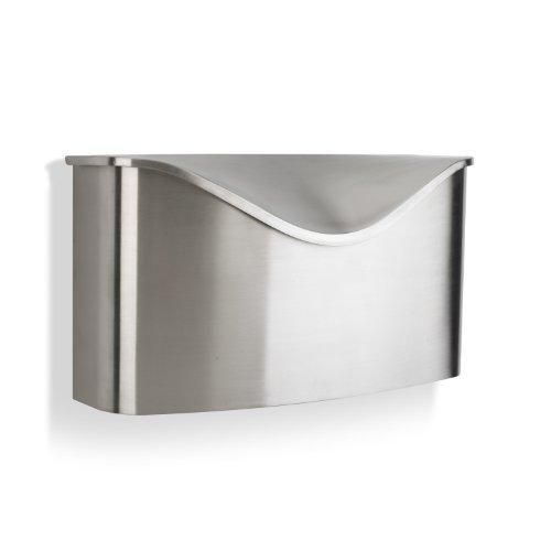 UMBRA 460322 592 POSTINO WALL MOUNT MAILBOX, STAINLESS  