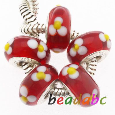   European Glass beads Fit Charm Bracelets Loose Beads jewelry Lot