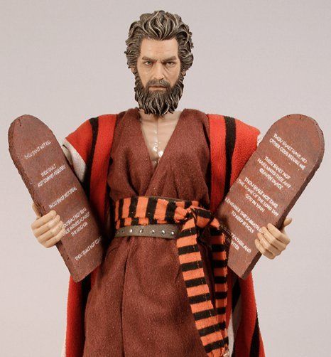 Moses 12 Figure Bible Christian Gospel Toys and Gift  