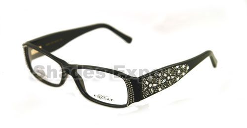 NEW CAVIAR EYEGLASSES CR 3001 BLACK C24 CR3001 AUTH  