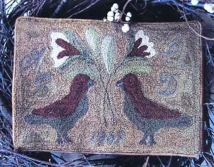 MORNING CHATTER PUNCHNEEDLE PATTERN  GOOS NEST  