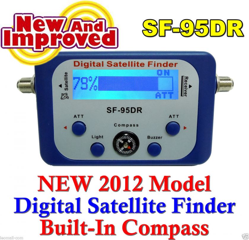 Digital Satellite Signal Meter Finder Directv Dish, FTA  