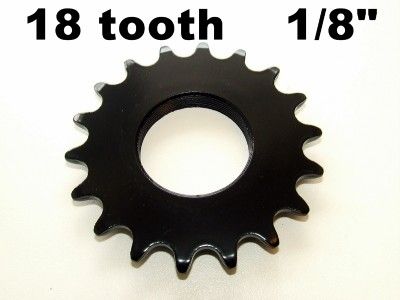 18T COG FIXED GEAR TRACK 18 TOOTH 1/8 INCH 1/8 FIXIE  