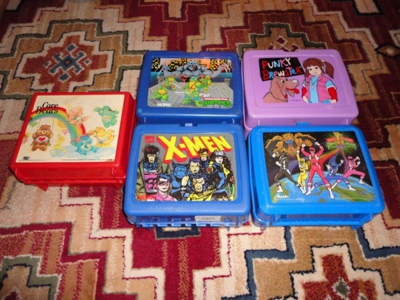 Lunchbox Lot   Punky Brewster/TMNT/X Men/Care Bears +  