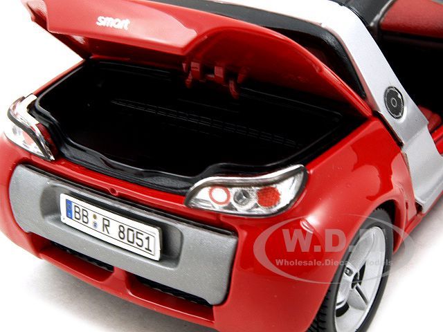 SMART FOR TWO ROADSTER RED 124 DIECAST MODEL CAR  