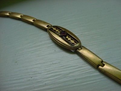 Antique Gorgeous Victorian Solid 8k 333 Gold Bracelet  