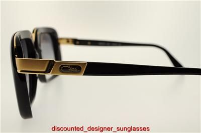 CAZAL VINTAGE SUNGLASSES 616 001 01 1 BLACK GOLD GRAY GRAD AUTHENTIC 