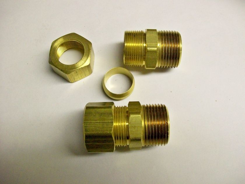 Tube x 3/4 NPT Compression Male Connector 68C 12 12  