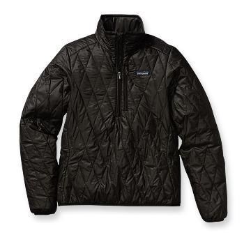 Patagonia Womens Nano Puff Pullover, Black, Windproof  