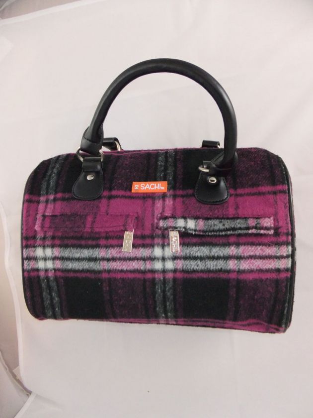 SACHI LUNCHIN LADIES INSULATED PLAID LUNCH TOTES  