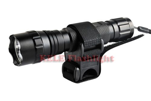 Ultrafire 501B CREE R5 335Lumens LED Flashlight + Mount  