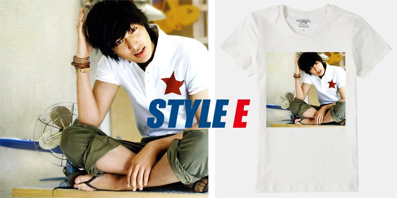 LEE MIN HO T shirt Flower F4 Minho K pop Actor LEEMINHO Unique T shirt 