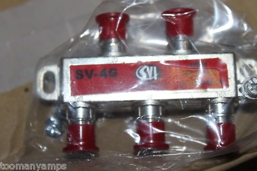 SVI DIGITAL SV 4G 5 1000MHZ 4 WAY COAXIAL SPLITTER NIB  