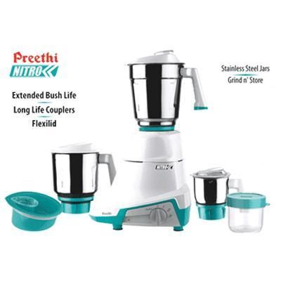 Preethi Nitro 3 Jar 550 Watt Indian Mixer Grinder for 110 Volts