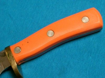 RARE VINTAGE SCHRADE USA 165 DEER HUNTER SKINNING SURVIVAL BOWIE KNIFE 