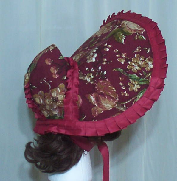 E22 Gothic Victorian lolita Sissy Civil War hat bonnet  