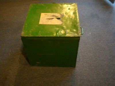 VINTAGE BUCKINGHAM TOWNSHIP PA METAL BALLOT VOTING BOX  