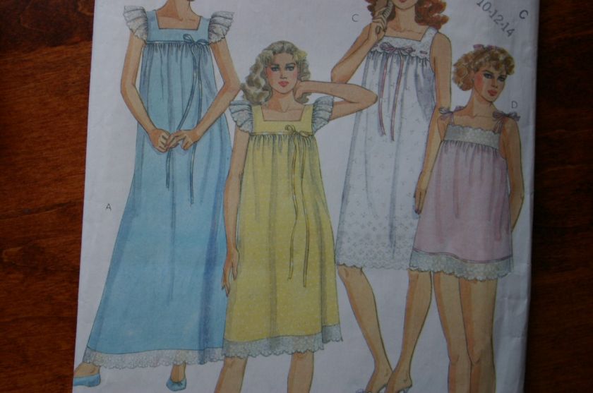 MISSES VINTAGE ROBE NIGHTGOWN PAJAMAS PATTERN VARIETY SIZE & STYLE 