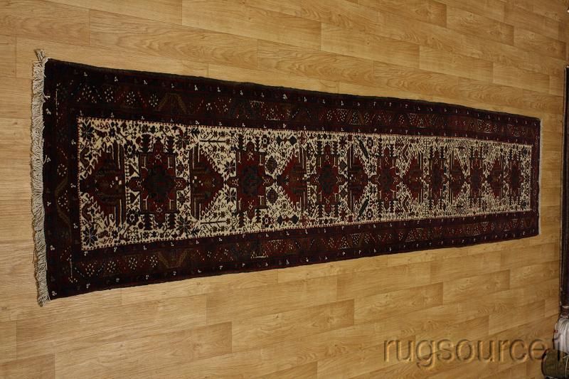 OVERSIZED TRIBAL RUNNER 3X15 GHARAJEH PERSIAN ORIENTAL AREA RUG WOOL 