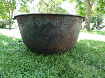   Cauldron Pot 34 wide 100 Years Old from Anoka MN LOCAL PICK UP ONLY