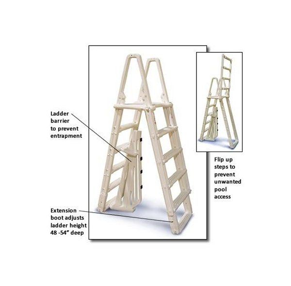   Evolution A Frame Above Ground Swimming Pool Ladder 48 54  