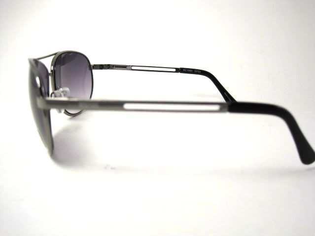 KENNETH COLE REACTION MENS SUNGLASSES SHINY GUNMETAL PURPLE KC1069 