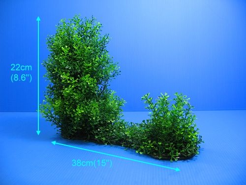 3D Aquarium PLASTIC PLANTS 15L Ornament fish Decor  