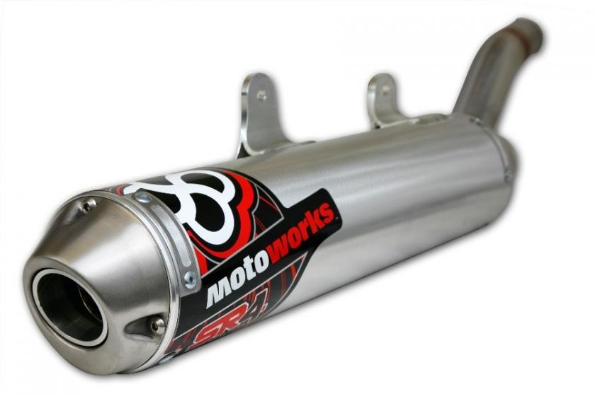 SR4 Aluminum Slip On Exhaust Arctic Cat DVX400 06 07 08  