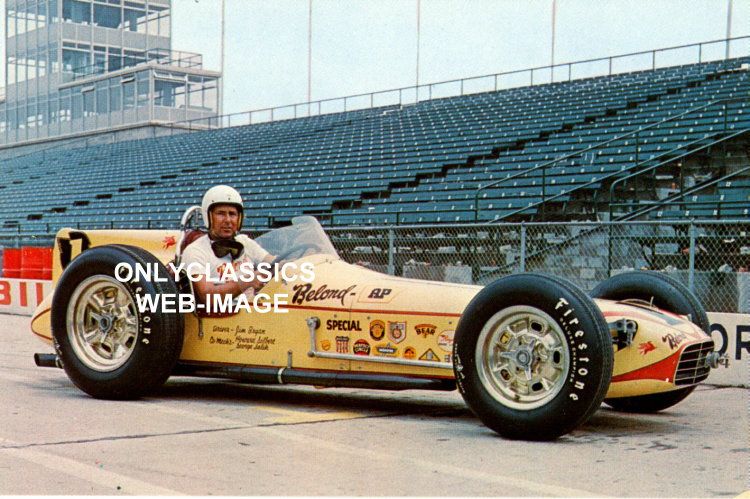 1958 JIMMY BRYAN OFFY BELOND INDY 500 AUTO RACING PHOTO  