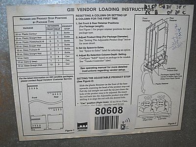 Coca Cola GIII Coke/Soft Drink Vending Machine 20&12oz  