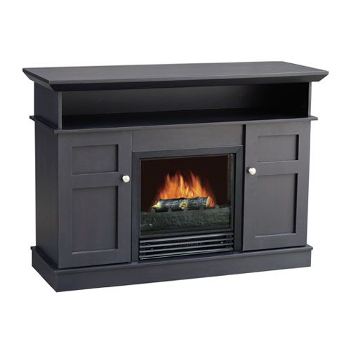 750/1250W 3D ELECTRIC FIREPLACE HEATER BLACK CSA/CSAus  