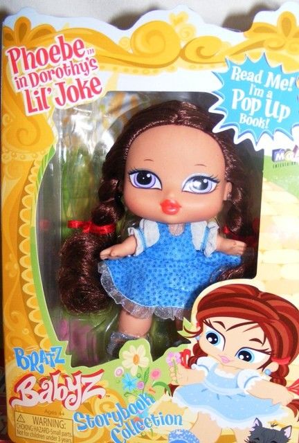 Bratz Babyz PHOEBE Baby DOLL as Dorothy Wizard of Oz STORYBOOK 