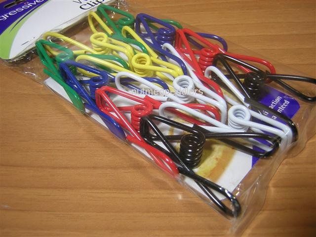 New Progressive # GT 6012 Chip Bag Kitchen Steel Wire Clips  