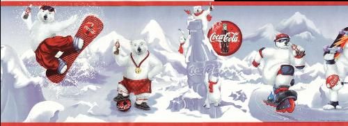 COCA COLA Coke BORDER POLAR BEAR SPORTS  