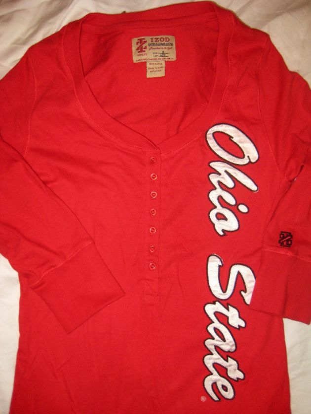 OHIO STATE FOOTBALL IZOD COLLEGE JERSEY DRESS  MADISON AVE NYC NWOT S 