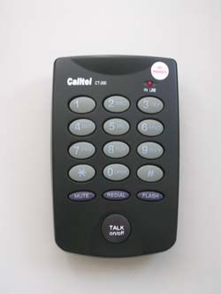 T100 Headset + CALLTEL CT 200 Dial Key Pad TONE Dialing  