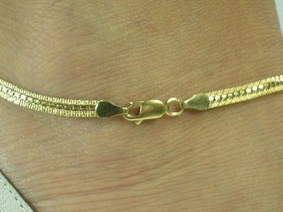 VERY FLEXIBLE DESIGN GENUINE 14K Gold Filled ANKLET  